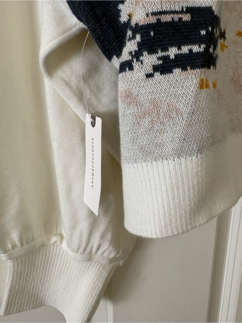 Anthropologie Maeve Nautical Scene Sweater, lighthouse, size small NWT - Picture 9 of 9